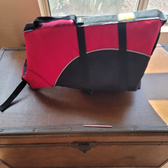 Ruffwear Float Coat Large Dog PFD life jacket with reflective trim & handle EUC - Picture 2 of 7
